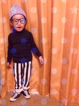 そふとくりん♥︎さん（キッズ・100cm）の秋コーディネート