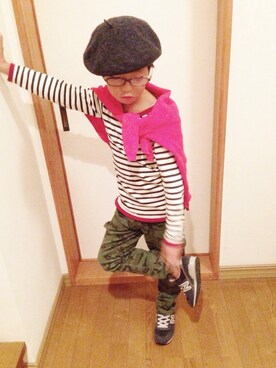 そふとくりん♥︎さん（キッズ・128cm）の秋コーディネート