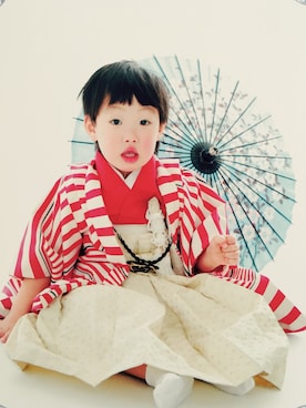 「ハグマグ」｜「アイテム（その他）」を使った、そふとくりん♥︎さん（キッズ・100cm）の秋コーディネート