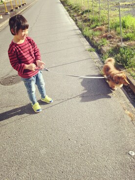 そふとくりん♥︎さん（キッズ・110cm）の春コーディネート