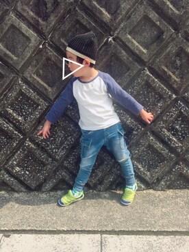 そふとくりん♥︎さん（キッズ・110cm）の春コーディネート