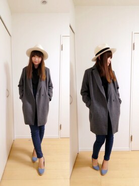 nananoさん（レディース・165cm）の冬コーディネート