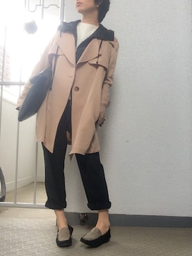 「アイテム（バッグ）」を使った、Mariさん（レディース・150cm）の春コーディネート