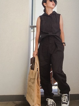 「アイテム（ピアス（片耳用））」を使った、Mariさん（レディース・150cm）の秋コーディネート