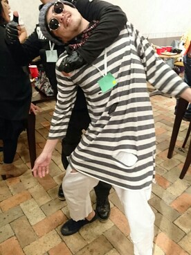 「おばけ参上☆（オバケサンジョウ）のアイテム」を使った、HIROさん（メンズ・164cm）の秋コーディネート