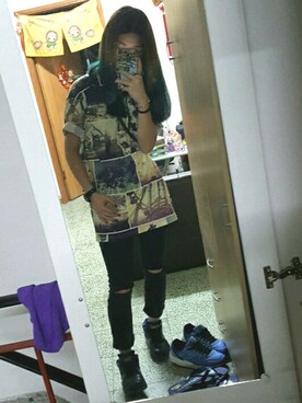 「XPXのアイテム」を使った、Debbydomoさん（レディース・165cm）の春コーディネート