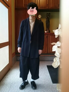 「Max Mara（マックスマーラ）のアイテム（ジャケット/アウター）」を使った、Yさん（メンズ・170cm）の春コーディネート