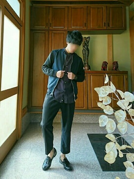 「SLICK（スリック）のアイテム（ブルゾン）」を使った、Yさん（メンズ・170cm）の秋コーディネート