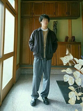 Yさん（メンズ・170cm）の秋コーディネート