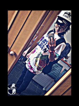 「DC（ディーシー）のアイテム（バックパック/リュック）」を使った、kiyo☆さん（レディース・154cm）の秋コーディネート