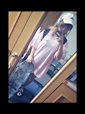 「DC（ディーシー）のアイテム（バッグ）」を使った、kiyo☆さん（レディース・155cm）の夏コーディネート