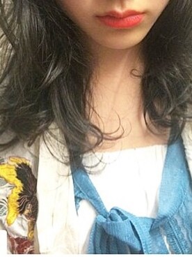 「Dr. Martens（ドクターマーチン）のアイテム（ブーツ、ブラック系）」を使った、himariさん（キッズ・152cm）の秋コーディネート