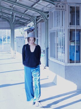 鶴田真梨さんのコーディネート