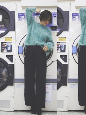 鶴田真梨さんのコーディネート