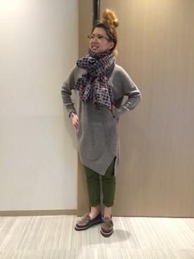 高安さん（レディース・158cm）の秋コーディネート