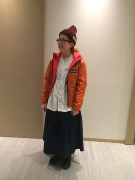 高安さん（レディース・153cm）の冬コーディネート