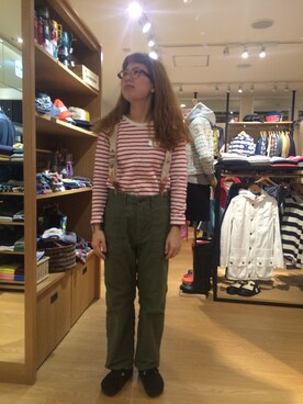 高安さん（レディース・153cm）の春コーディネート