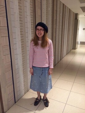 高安さん（レディース・153cm）の春コーディネート