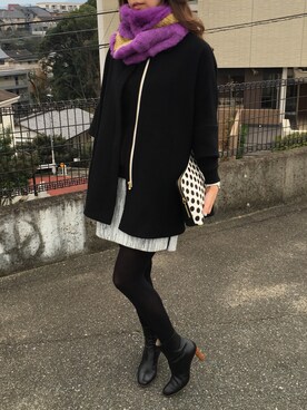 「O’2nd（オッズセカンド）のアイテム」を使った、mayaさん（レディース・170cm）の冬コーディネート
