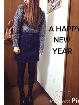 MEGUMIさん（レディース・158cm）の冬コーディネート