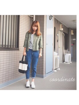 MEGUMIさん（レディース・159cm）の春コーディネート