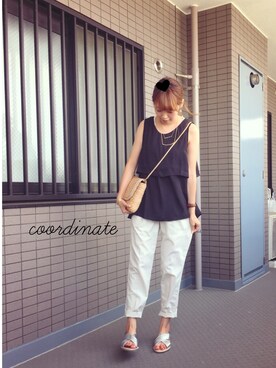 MEGUMIさん（レディース・159cm）の夏コーディネート