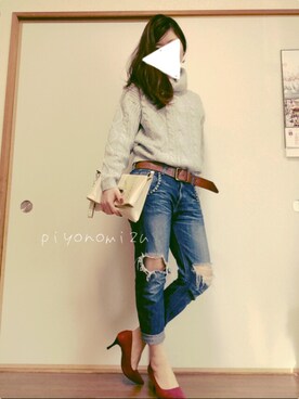 「アダルトおカワたん部」｜piyonomizuさん（レディース・164cm・20代）の冬コーディネート
