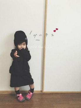 「BASECONTROL（ベースコントロール）のアイテム」を使った、piyonomizuさん（キッズ・80cm）の春コーディネート