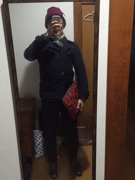 Takuma Inomataさん（メンズ・170cm）の冬コーディネート