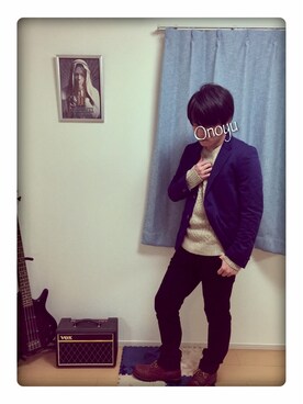 「Journal Standard TRISECT（トライセクト）のアイテム（テーラードジャケット）」を使った、Onoyuさん（メンズ・175cm）の秋コーディネート