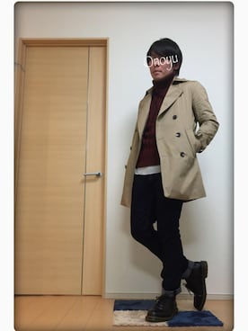 「CALL&RESPONSE（コールアンドレスポンス）のアイテム（ジャケット/アウター）」を使った、Onoyuさん（メンズ・175cm）の秋コーディネート