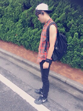 ヒツジマン🐑さん（メンズ・177cm）の夏コーディネート