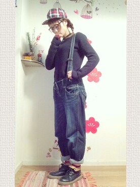 「CEBO（セボ）のアイテム」を使った、yukichiさん（レディース・156cm）の冬コーディネート