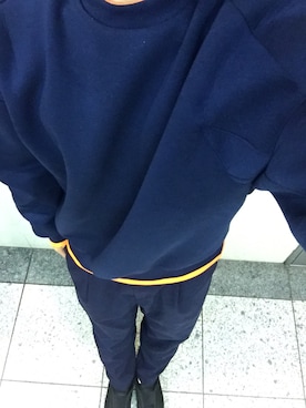 「Onitsuka Tiger × ANDREA POMPILIO（オニツカタイガーアンドレアポンピリオ）のアイテム」を使った、ゆーさんさん（メンズ・175cm）の秋コーディネート