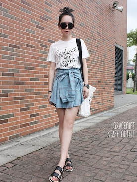 Gracegiftさん(レディース・158cm)の夏コーディネート