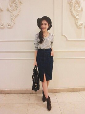 Gracegiftさん（レディース・162cm）の秋コーディネート