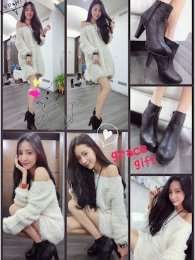 「踝靴」｜Gracegiftさん（レディース・165cm）の秋コーディネート