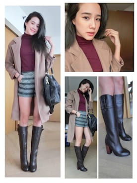 Gracegiftさん（レディース・169cm）の冬コーディネート