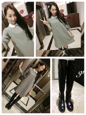 Gracegiftさん（レディース・164cm）の冬コーディネート