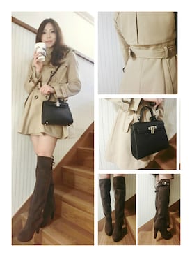 Gracegiftさん（レディース・162cm）の冬コーディネート