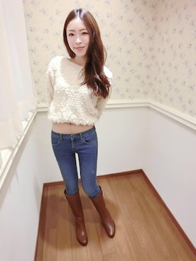 Gracegiftさん（レディース・162cm）の冬コーディネート