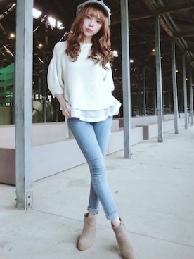 「gracegift（グレースギフト）のアイテム」を使った、Gracegiftさん（レディース・165cm）の春コーディネート