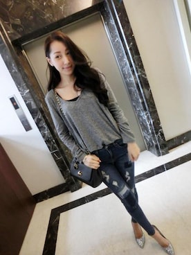 Gracegiftさん（レディース・164cm）の春コーディネート