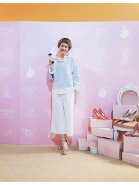 「gracegift（グレースギフト）のアイテム」を使った、Gracegiftさん（レディース・162cm）の春コーディネート