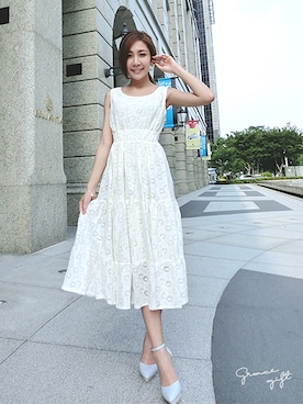 「gracegift（グレースギフト）のアイテム」を使った、Gracegiftさん（レディース・163cm）の夏コーディネート