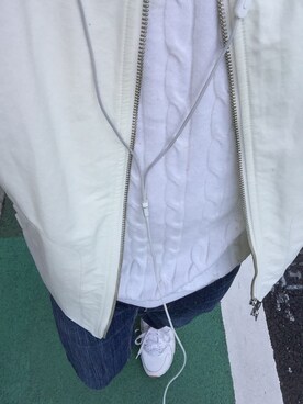 「green label relaxing（グリーンレーベルリラクシング）のアイテム（ノーカラージャケット）」を使った、shuさん（メンズ・161cm）の春コーディネート
