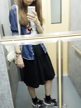 「アイテム（パンツ）」を使った、3sさん（レディース・170cm・100代）の秋コーディネート