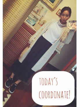 「NIKE（ナイキ）のNIKE/ナイキ グランドテラス 654495（スニーカー）」を使った、N.yuliさん（レディース・153cm）の冬コーディネート