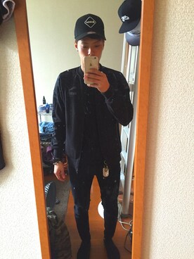 「SOPHNET.（ソフネット）のアイテム（キーホルダー）」を使った、Masaさん（メンズ・174cm）の春コーディネート