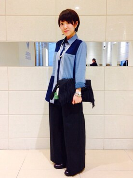 「ビュレ」｜mizukiさん（レディース・156cm）の秋コーディネート